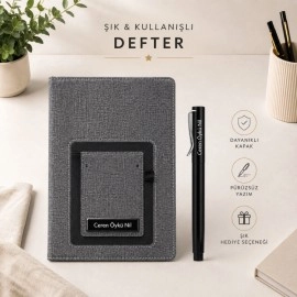 Kişiye Özel Kanguru Defter Kalem Seti - 801F