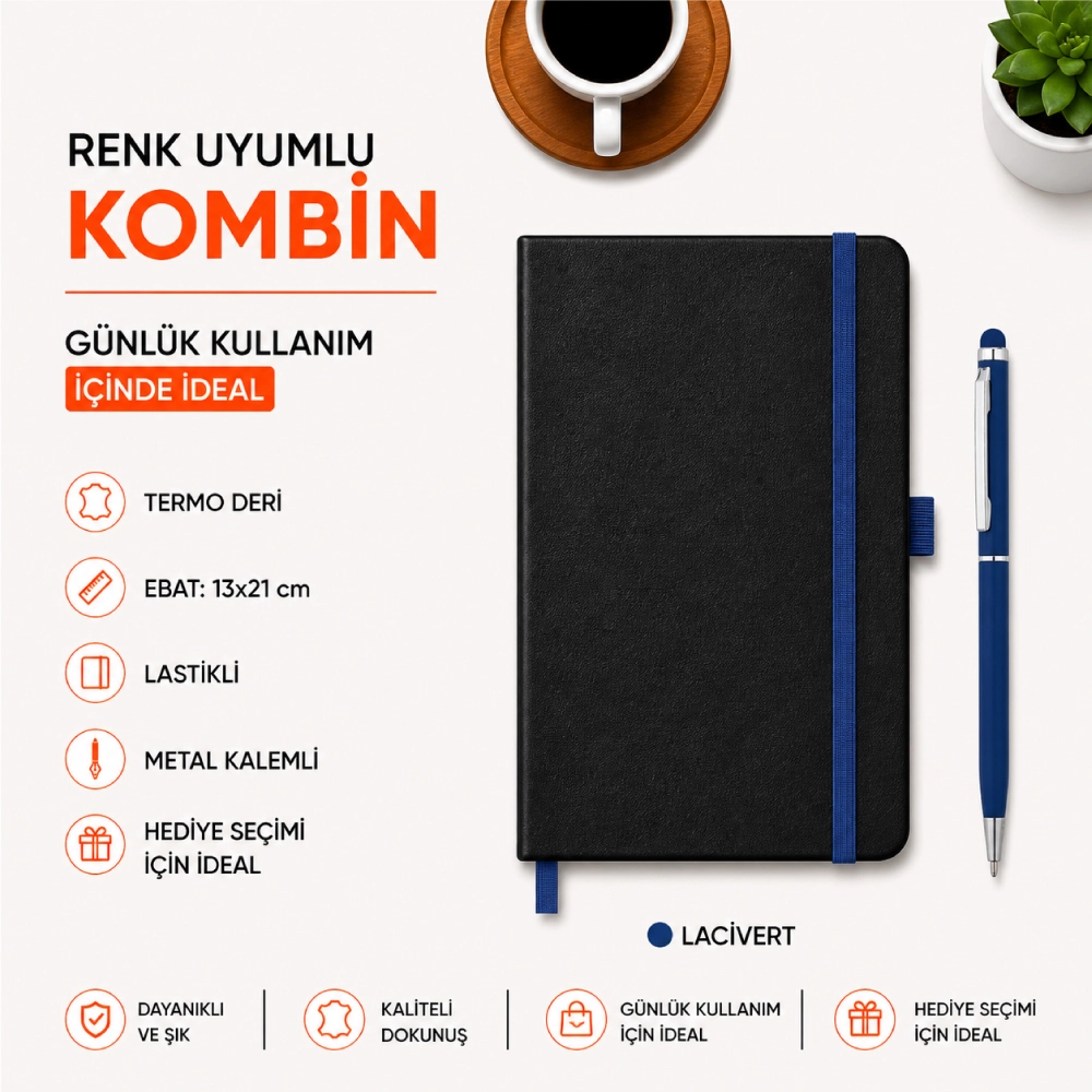 Kişiye Özel Defter Kalem Seti - 113L