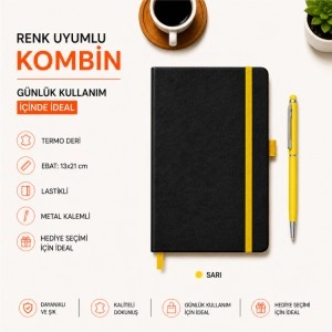 Kişiye Özel Defter Kalem Seti - 113K